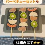 バーベキューセット ふと思いついてcanvaで編集→工作