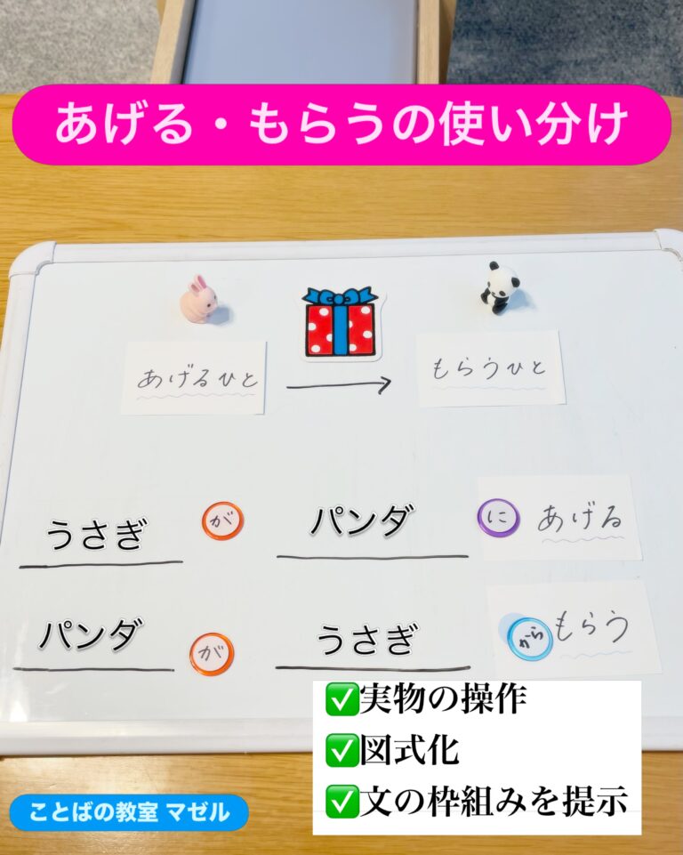 「あげる・もらう」の使い分けを整理しよう🧹
