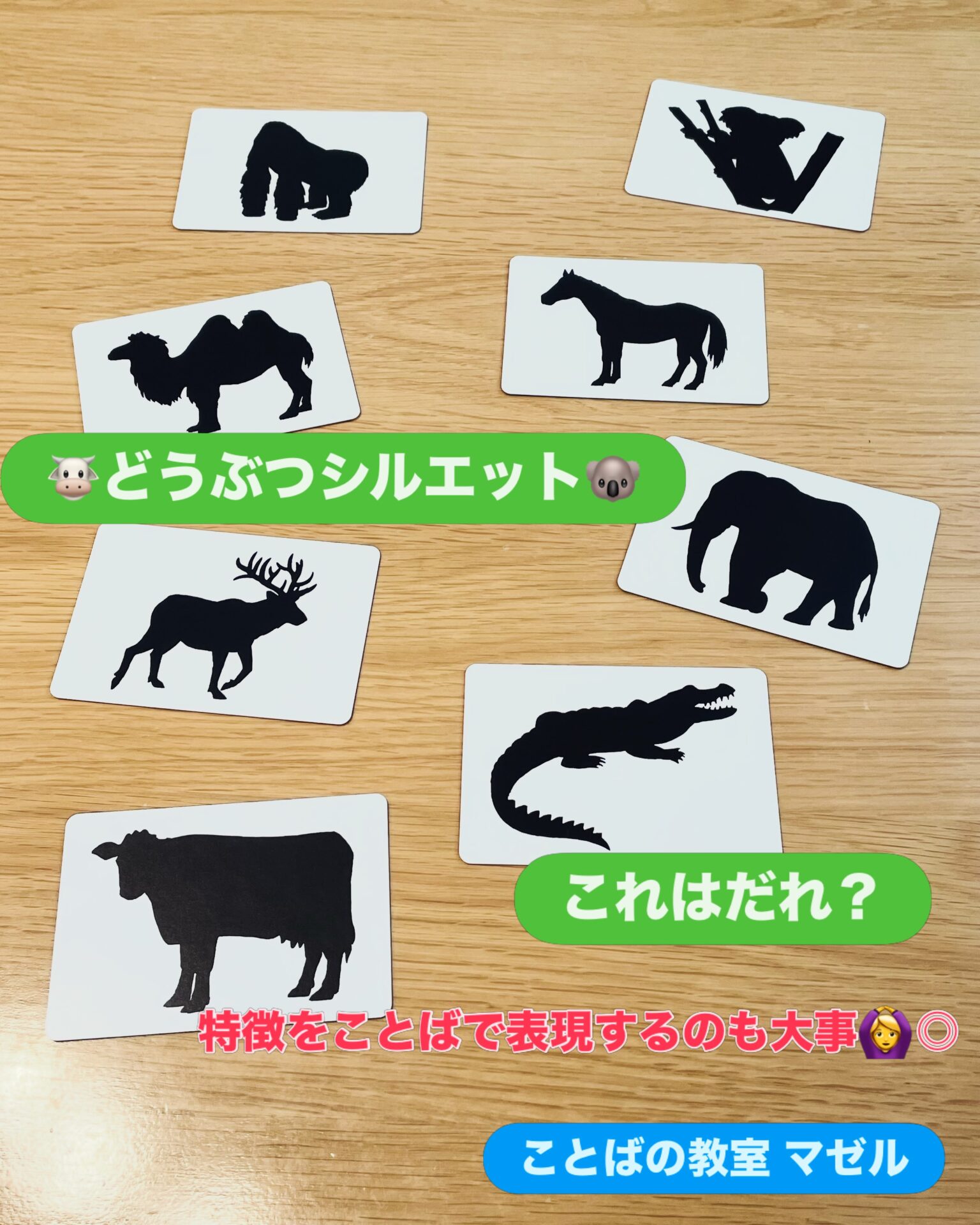 どうぶつシルエットクイズ！