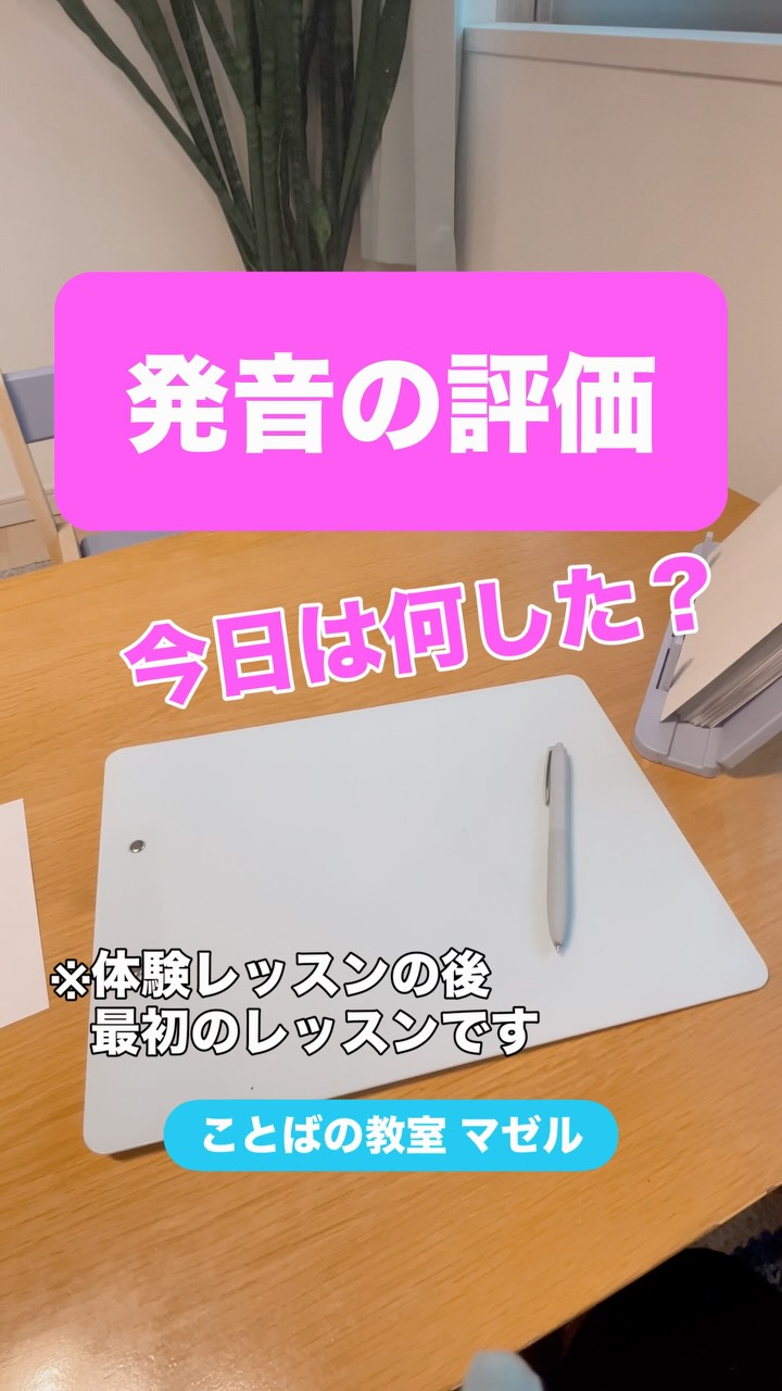 発音の評価何したの?